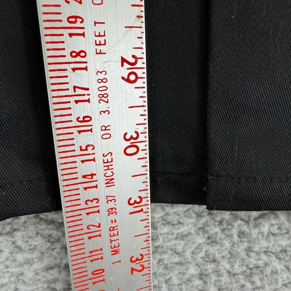 HAPPY‎ CHEF 3/4 Long Sleeve Coat Style # 403 Men's Large Black New Buttons